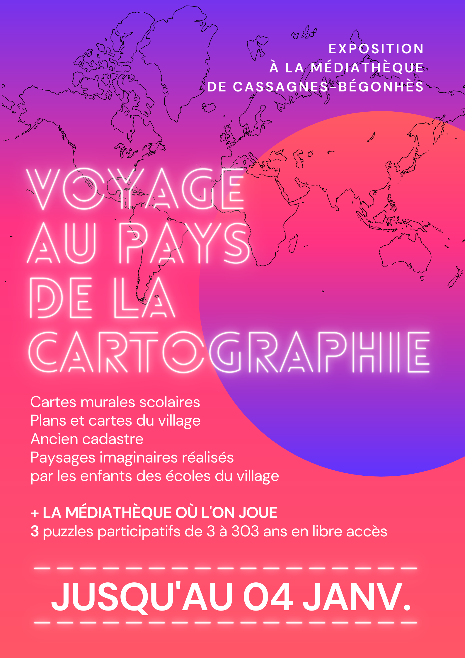 Lire la suite à propos de l’article Exposition à la médiathèque