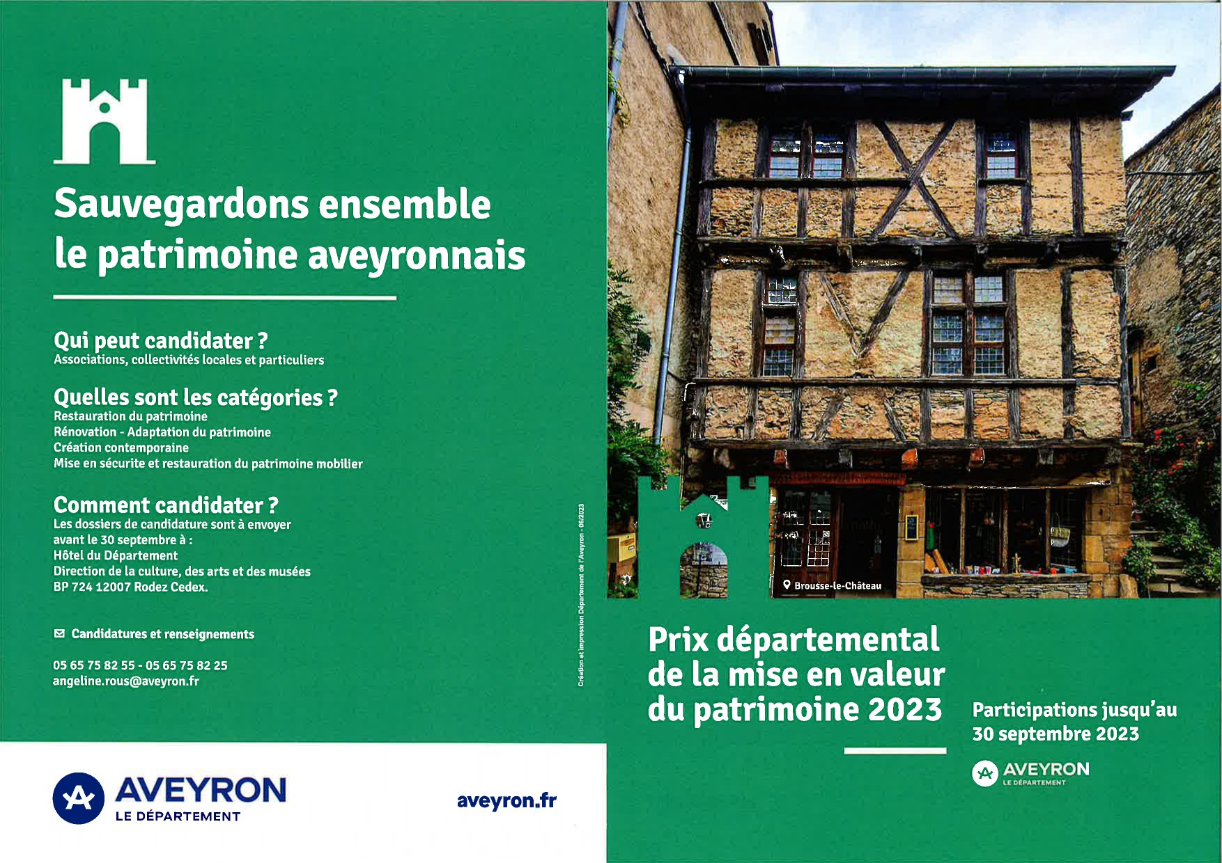 Lire la suite à propos de l’article Concours et patrimoine aveyronnais