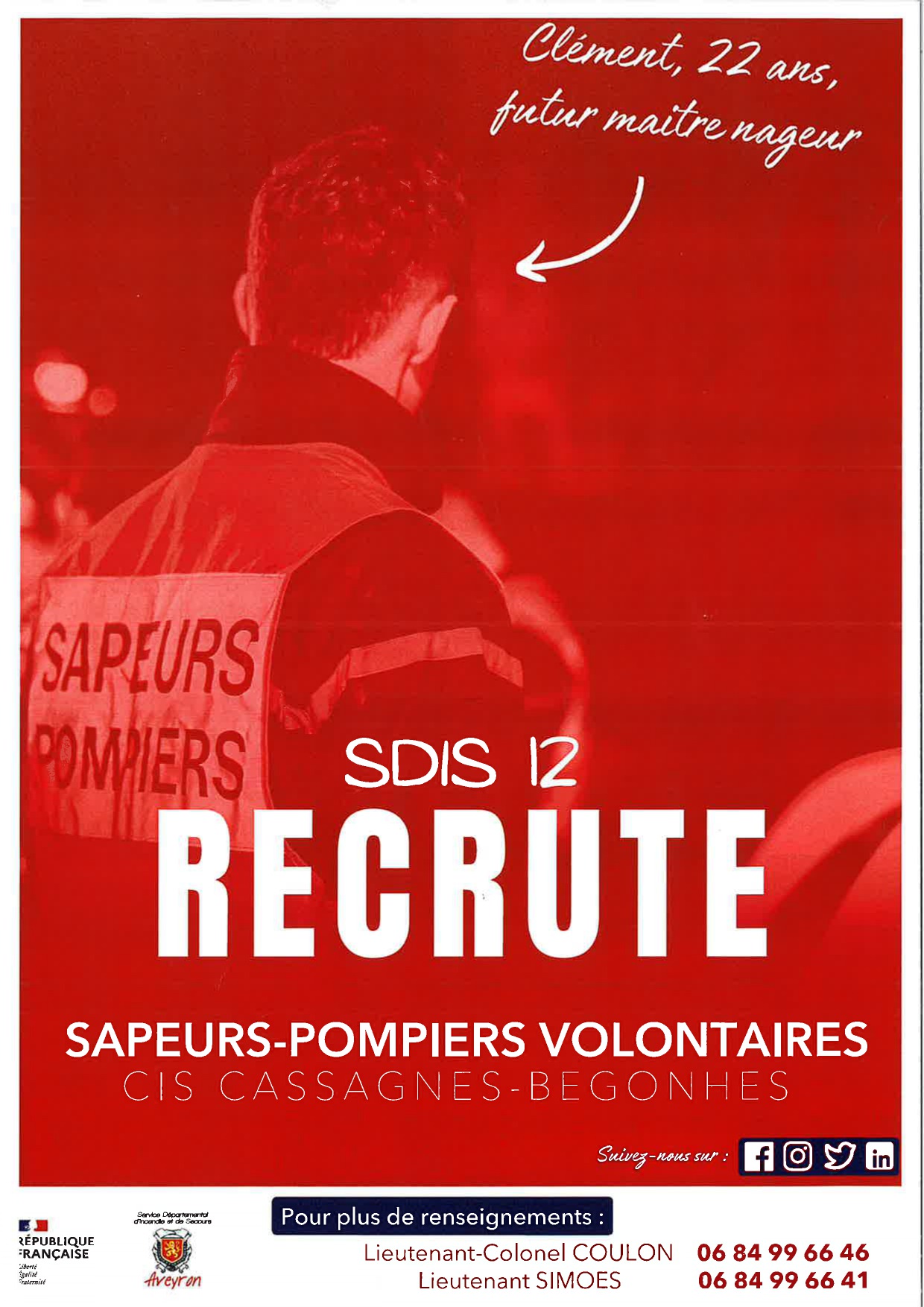 Lire la suite à propos de l’article Sapeurs pompiers volontaires