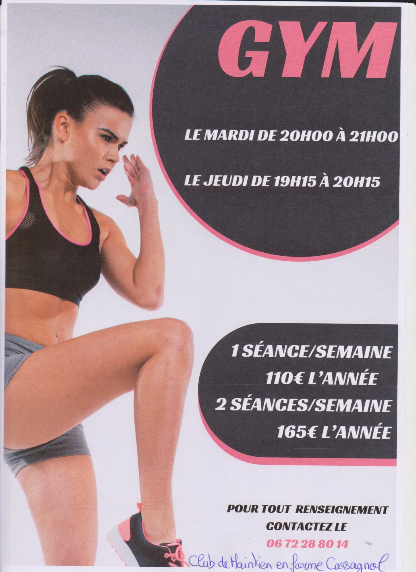 Lire la suite à propos de l’article CLUB DE GYM