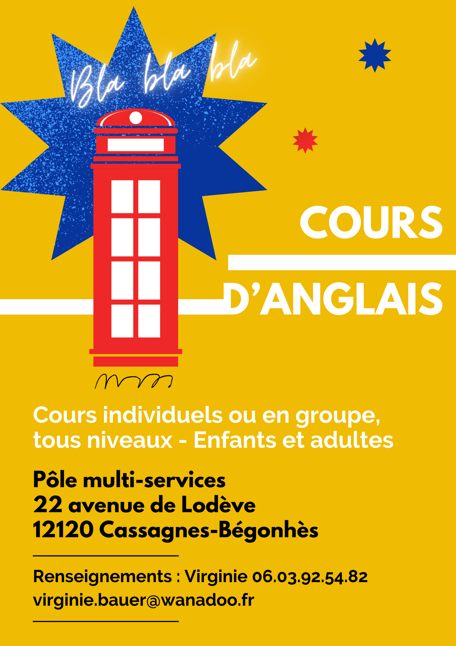Lire la suite à propos de l’article Reprise des cours d’anglais