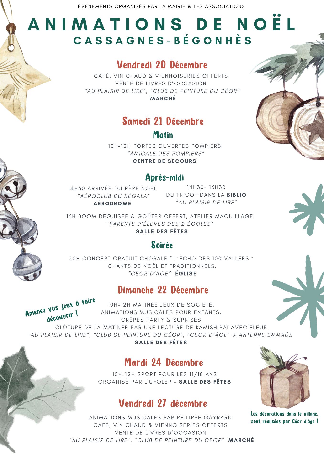 Lire la suite à propos de l’article Fête de Noël 2024