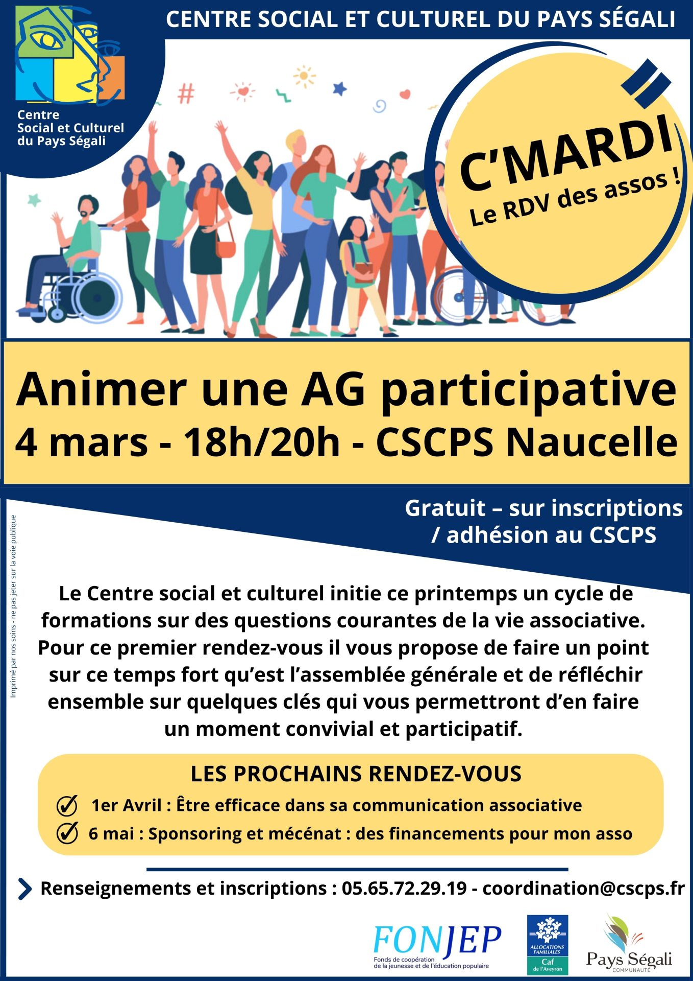 Lire la suite à propos de l’article C’Mardi, le RDV des assos !