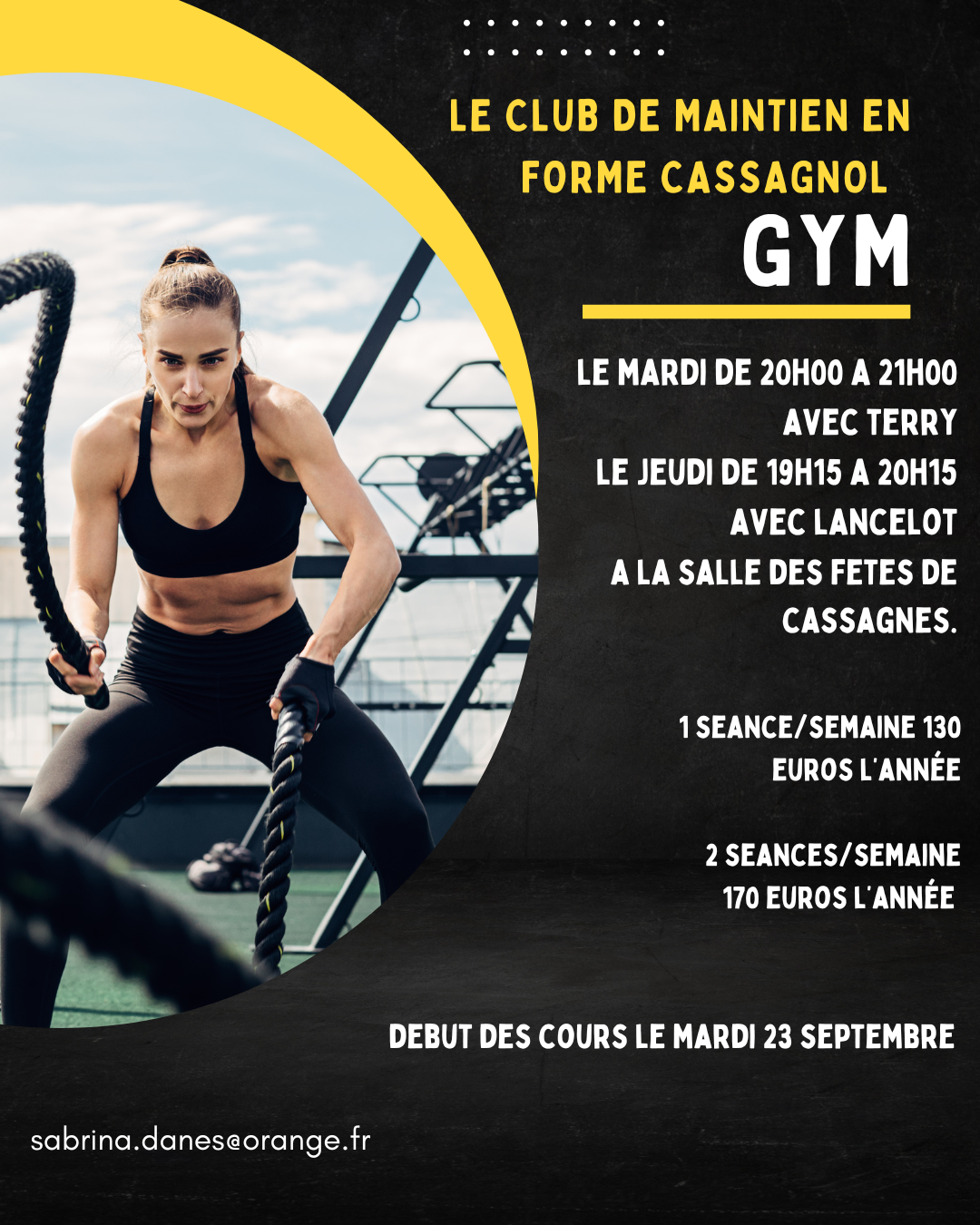Lire la suite à propos de l’article Cours de gym du Club de maintien en forme cassagnol
