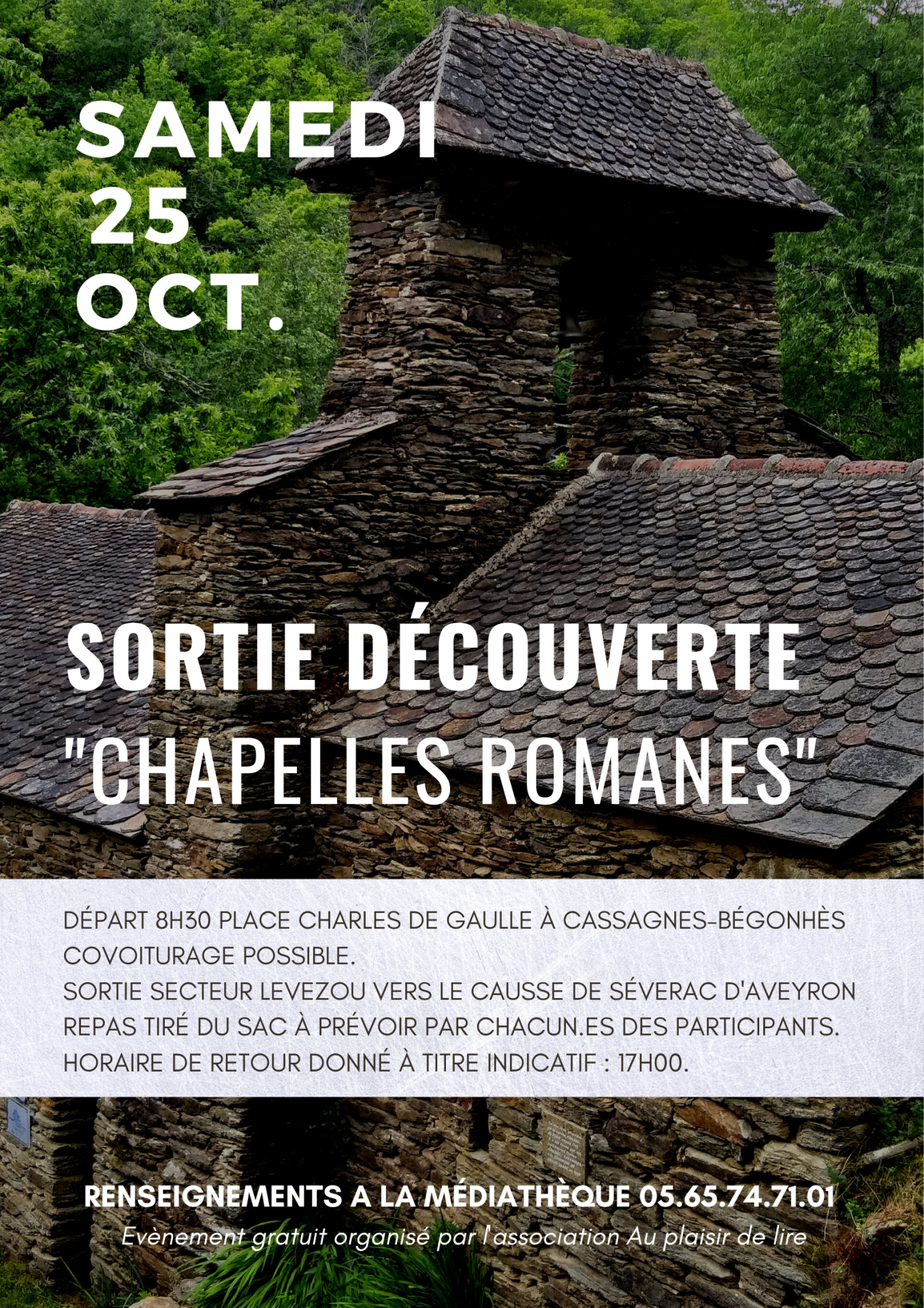 Lire la suite à propos de l’article Sortie chapelles romanes